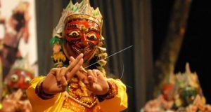 (Image Antara) Info budaya cirikhas pertunjukan Wayang Topeng Jatiduwur