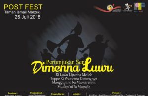 Luwu Mengikuti Fost Festival 2018 Info Budaya Post Festival 2018