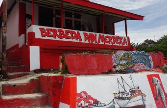 info budaya Kampung Merah Putih di Kota Tual maluku (Imnage : Kompas)