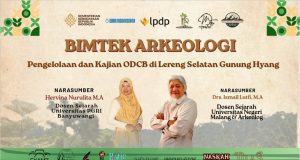 Kegiatan BIMTEK Arkeologi ini hadir sebagai ruang edukasi sekaligus diskusi bagi masyarakat yang memiliki perhatian terhadap sejarah dan budaya lokal.